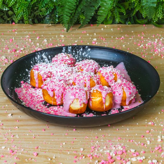 Mini Donuts - Strawberry Shortcake