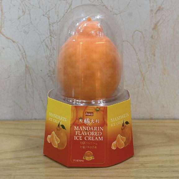 Mandarin Flavored Ice Cream
