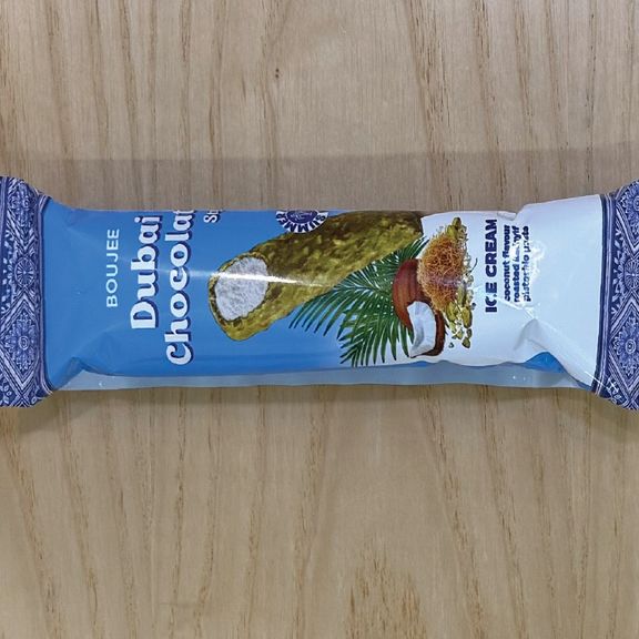 Dubai Chocolate Coconut flavored Ice Cream
