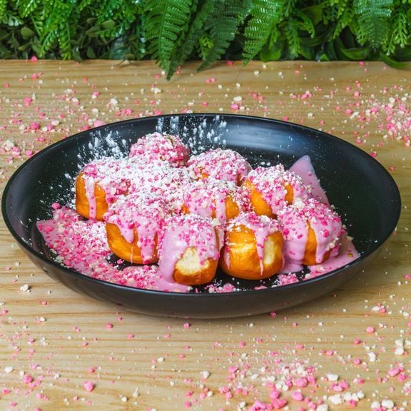 Mini Donuts - Strawberry Shortcake