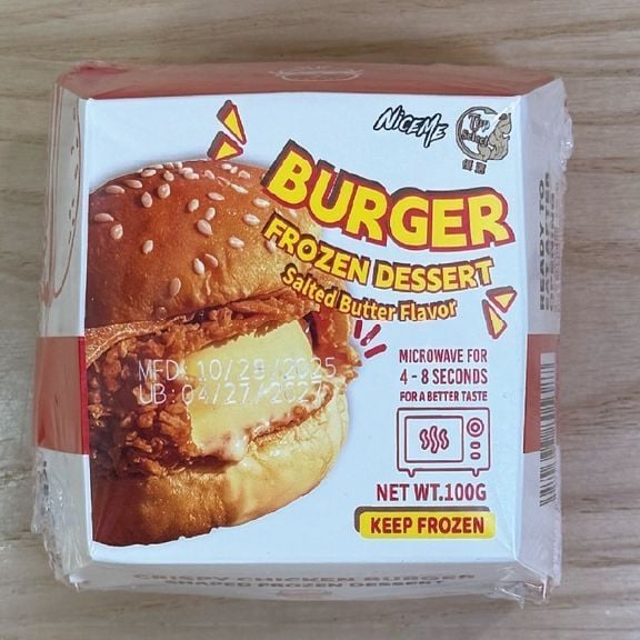 Burger Frozen Dessert Ice Cream
